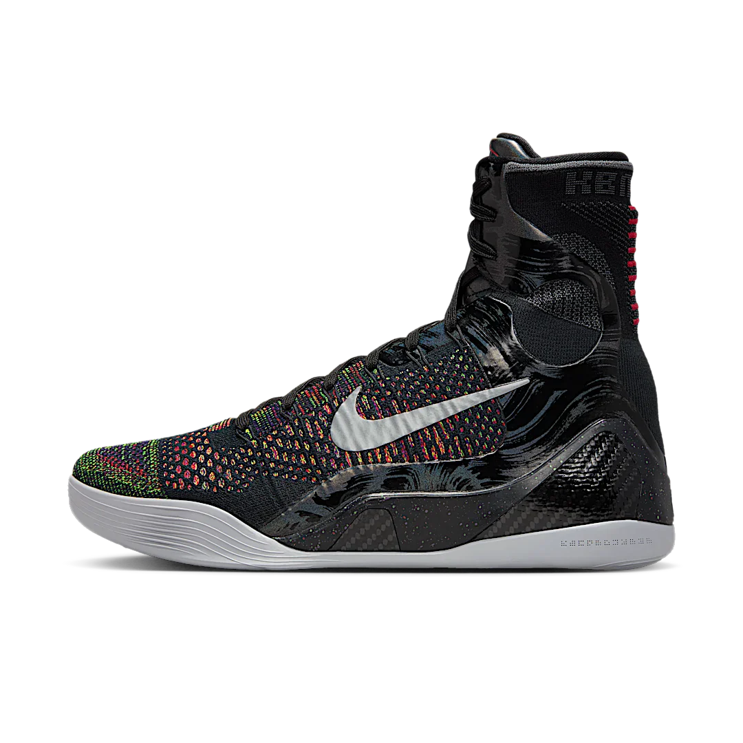 Nike Kobe 9 Elite Protro Masterpiece (2025), Black/Metallic Silver-Bright Crimson-Volt (FZ7335-001)