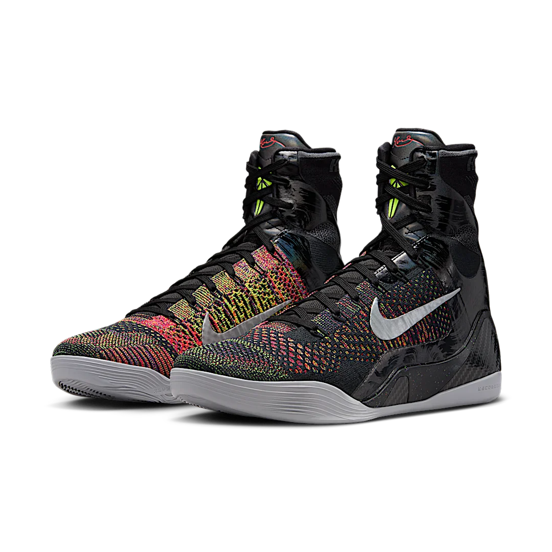 Nike Kobe 9 Elite Protro Masterpiece (2025), Black/Metallic Silver-Bright Crimson-Volt (FZ7335-001)