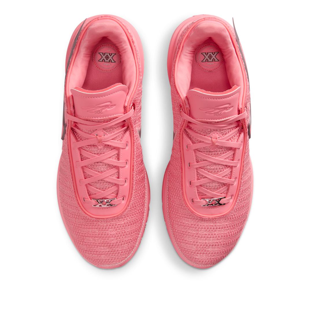 Nike LeBron 20 Pink Diamond, Pink Gaze/Metallic Silver/Pink Gaze (DJ5423-600 / DJ5422-600)