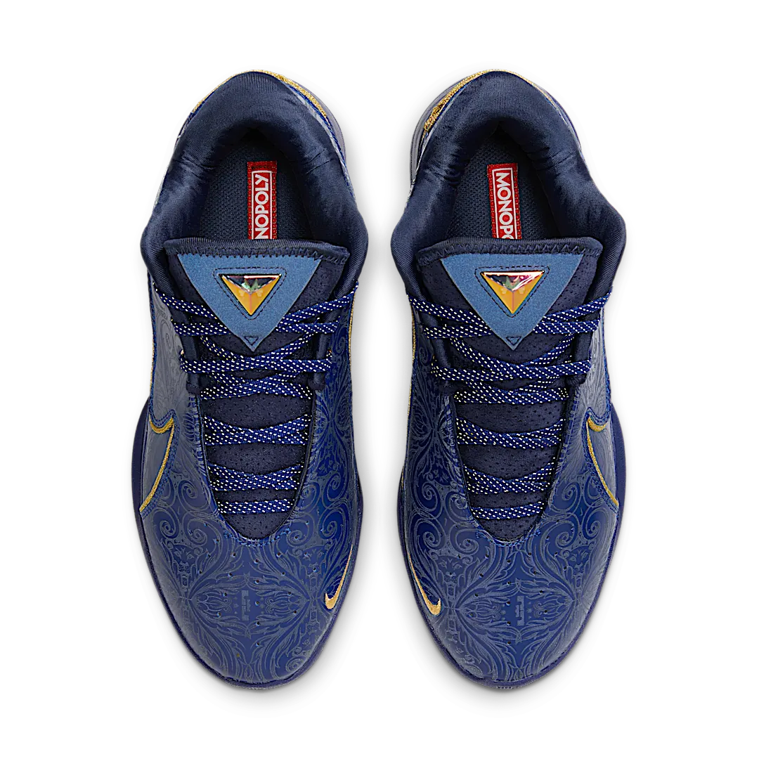 Nike LeBron 22 Monopoly Deep Royal Blue, Deep Royal Blue/Metallic Gold/Midnight Navy (HV5145-400/HV5146-400)