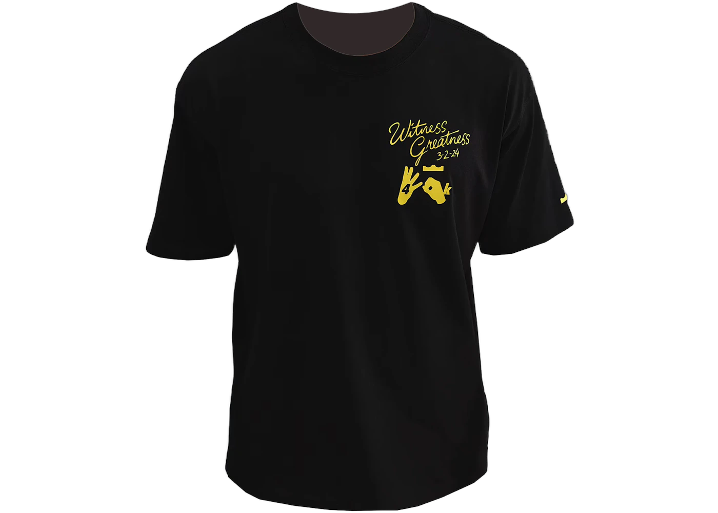 Nike LeBron James Uncharted Max90 Basketball T-shirt Black