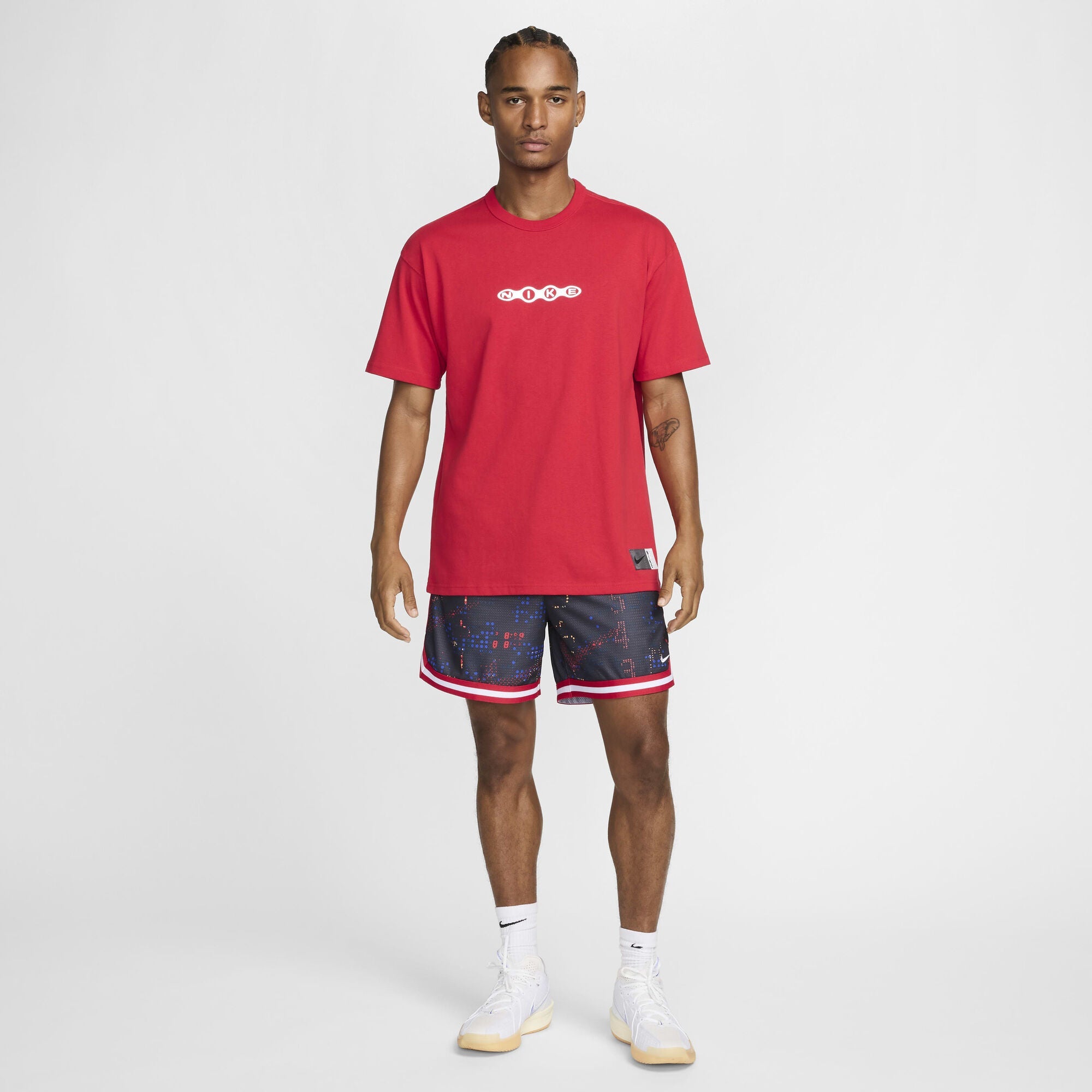 Nike Max90 Basketball T-Shirt University Red