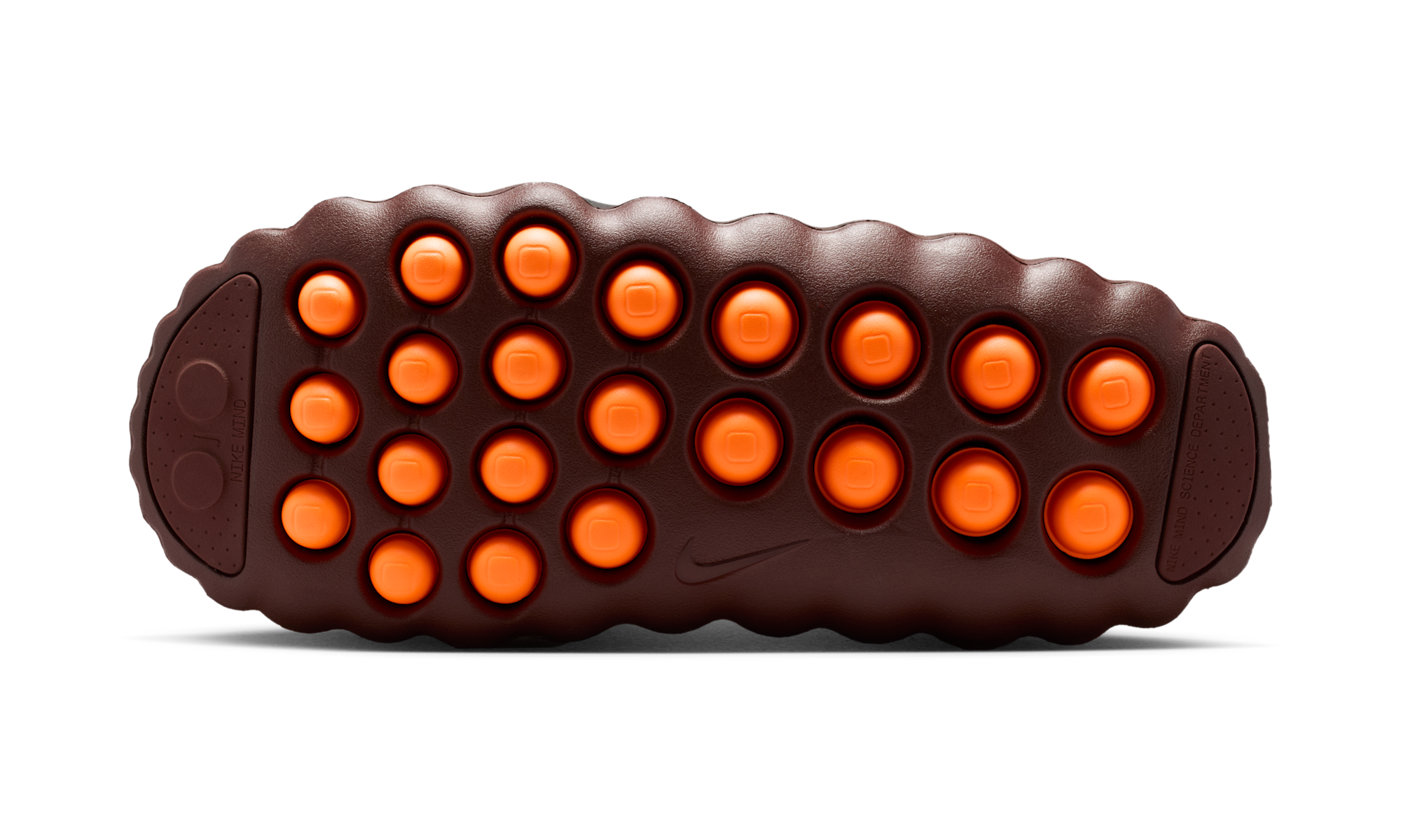 Nike Mind 001 Flyknit Slide Bronze Eclipse Total Orange