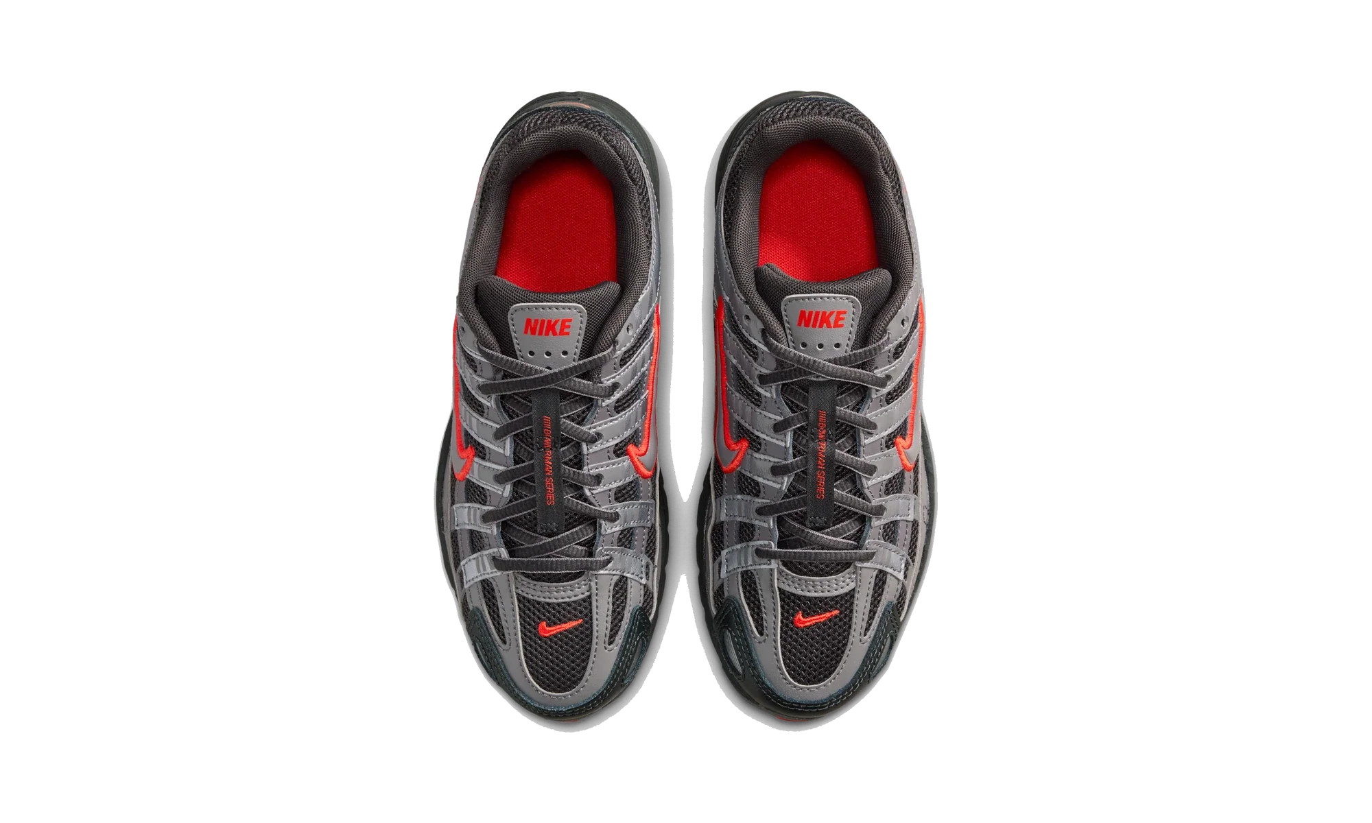 Nike P-6000 Anthracite Picante Red Metallic Cool Grey