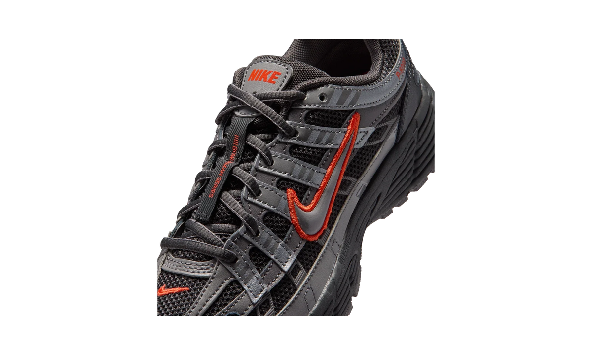 Nike P-6000 Anthracite Picante Red Metallic Cool Grey