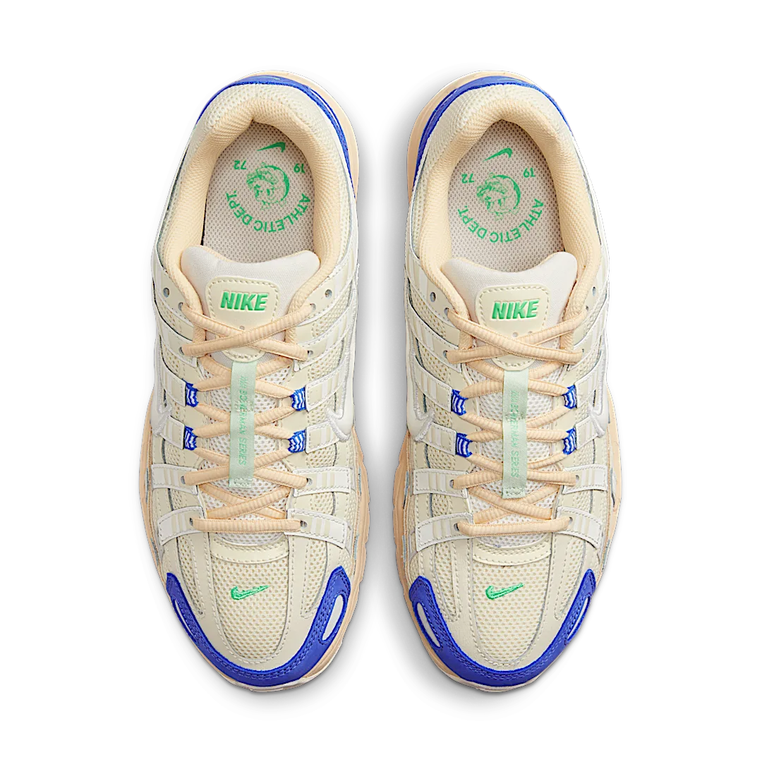 Nike P-6000 Athletic Department Coconut Milk Medium Blue, Coconut Milk/Sail-Medium Blue-Photon Dust-Electric Algae-Pale Vanilla (FJ5443-113)