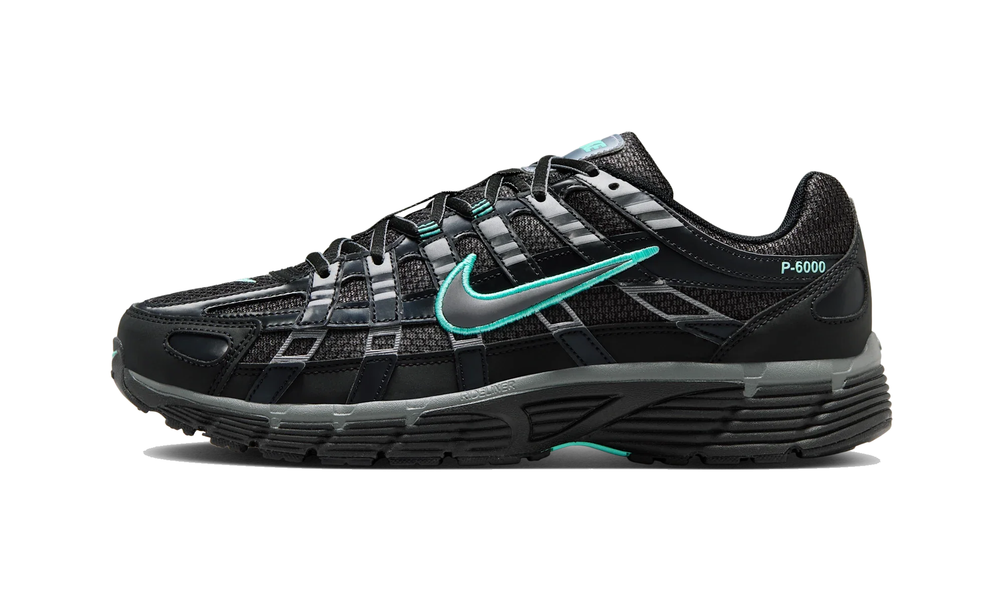 Nike P-6000 Black Hyper Turquoise Cool Grey