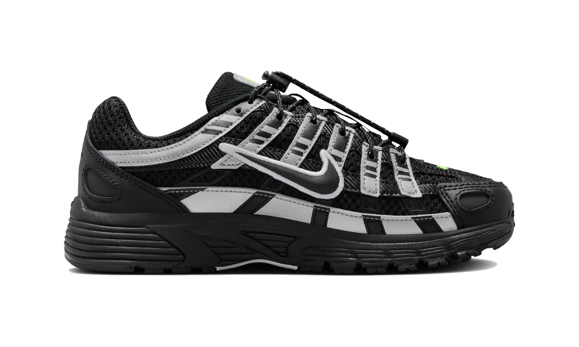 Nike P-6000 Black Metallic Silver Volt Ice