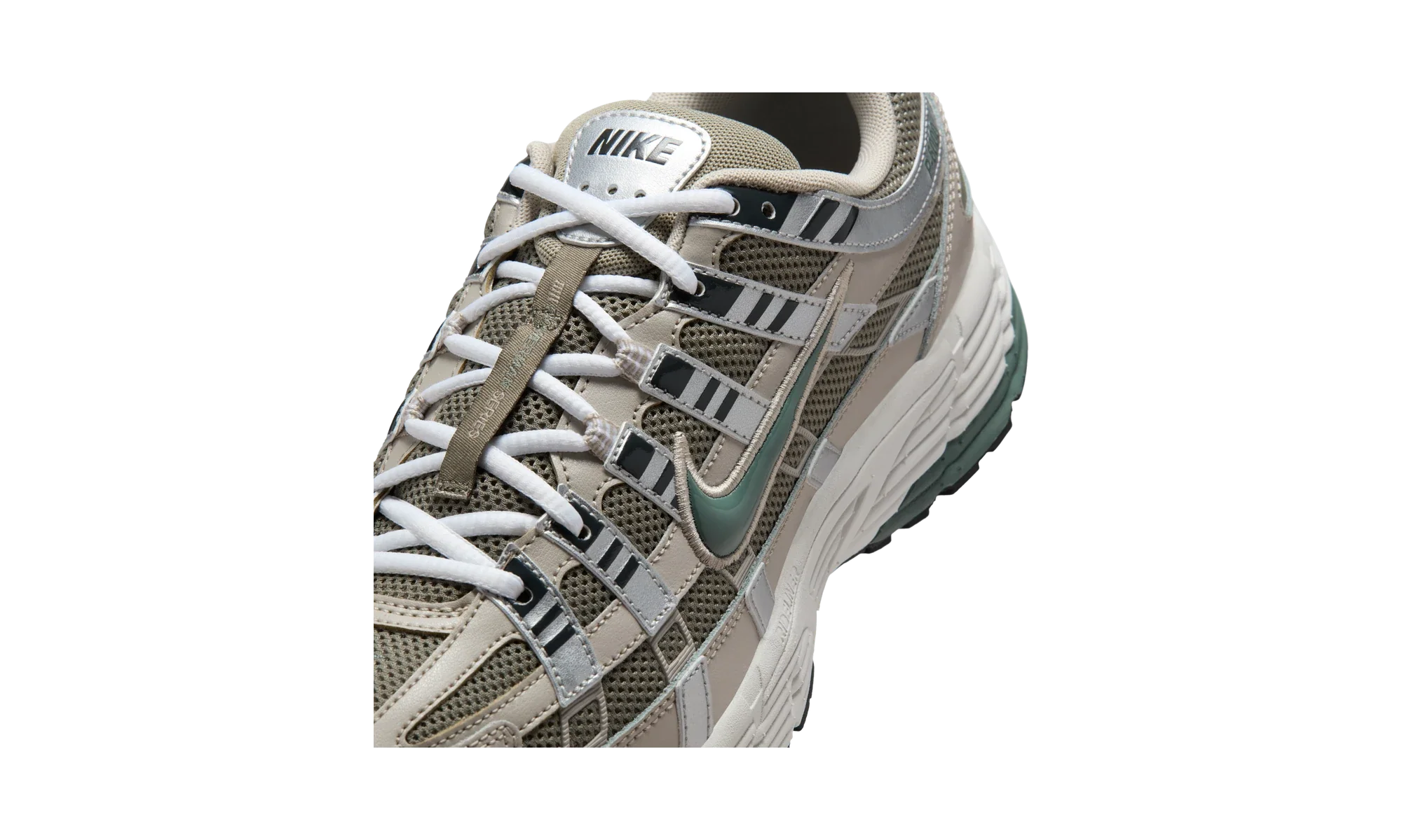 Nike P-6000 Cream Silver Clay Green