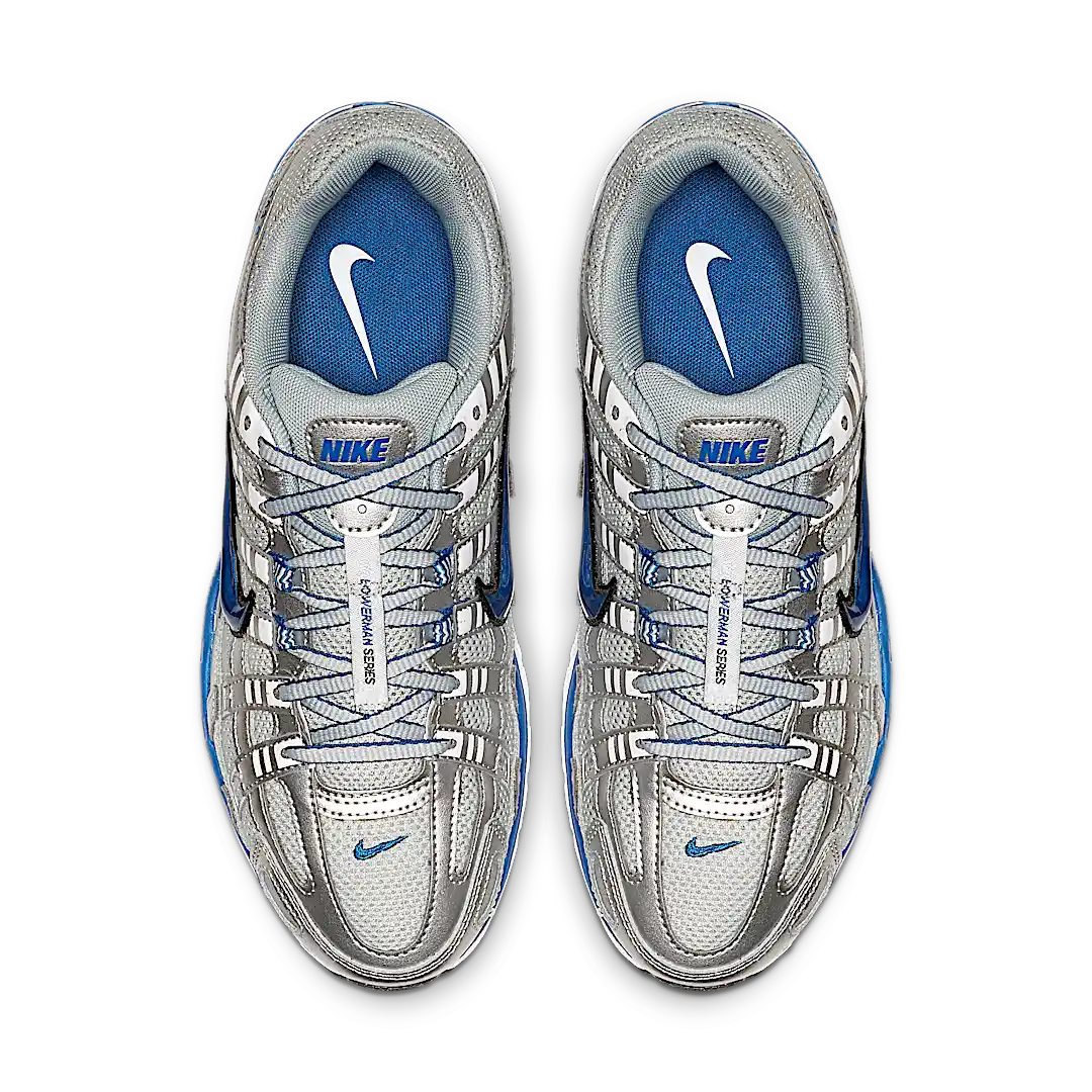 Nike P-6000 Laser Blue, Metallic Silver/Team Royal-White (BV1021-001)