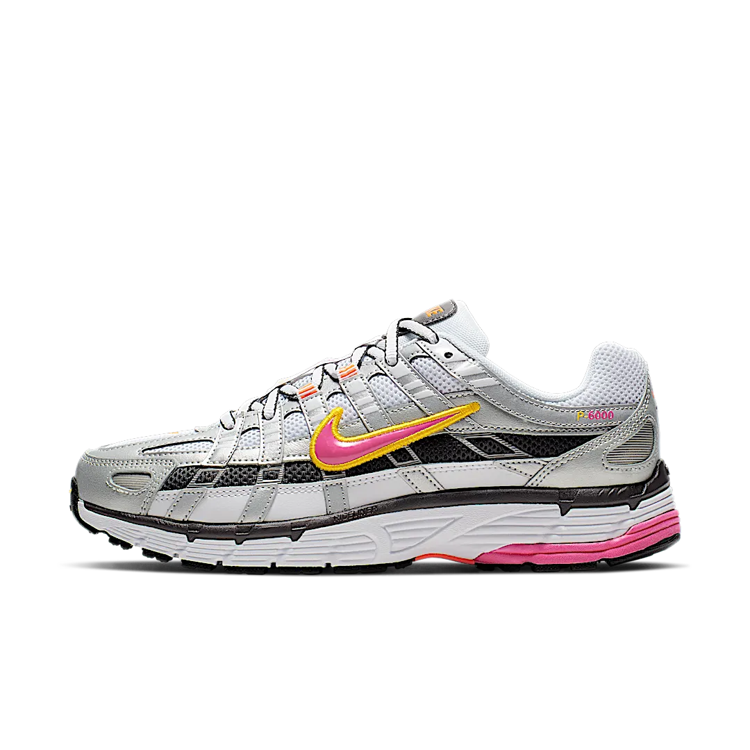 Nike P-6000 Laser Fuchsia, White/Laser Fuchsia-Metallic Platinum (BV1021-100)