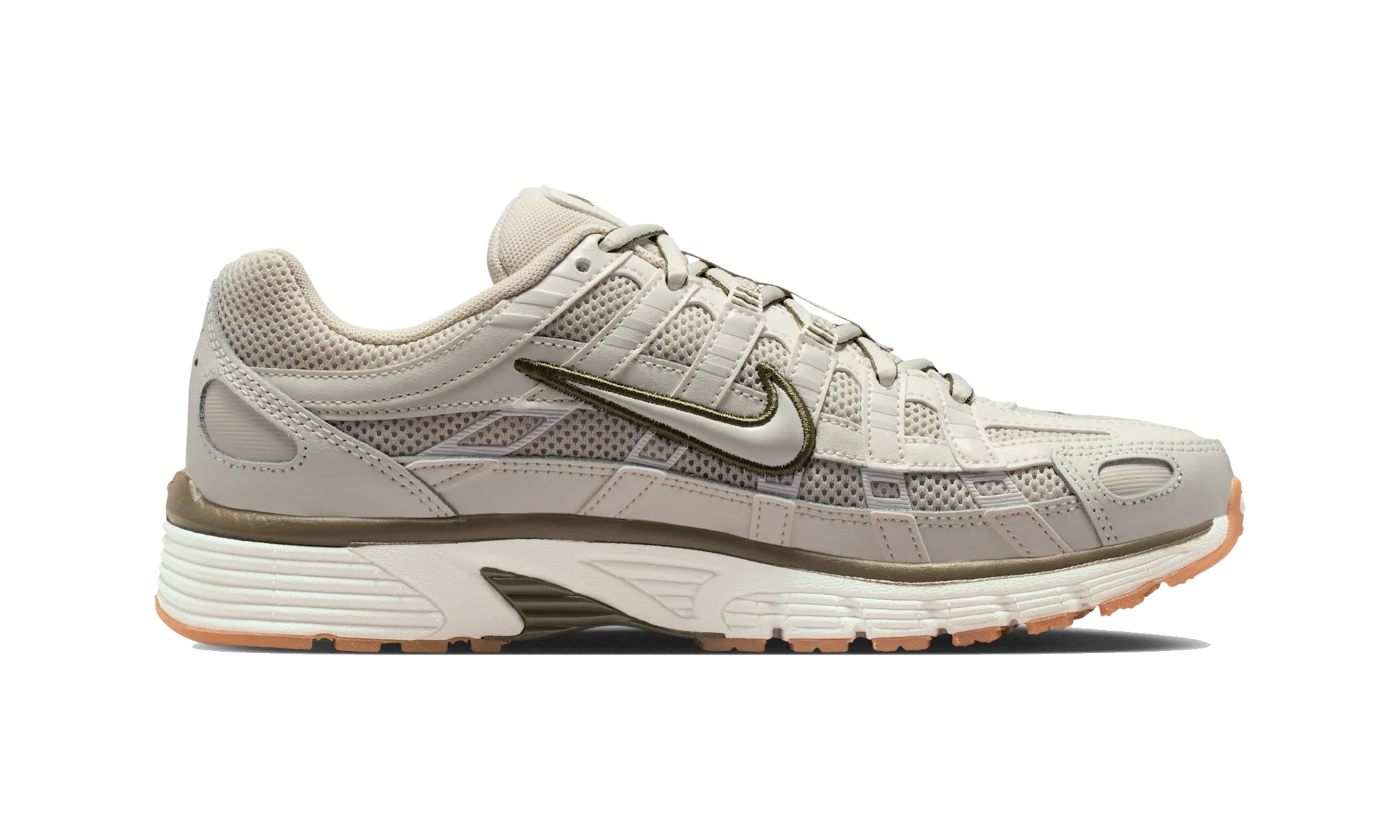 Nike P-6000 Light Bone Medium Olive Gum