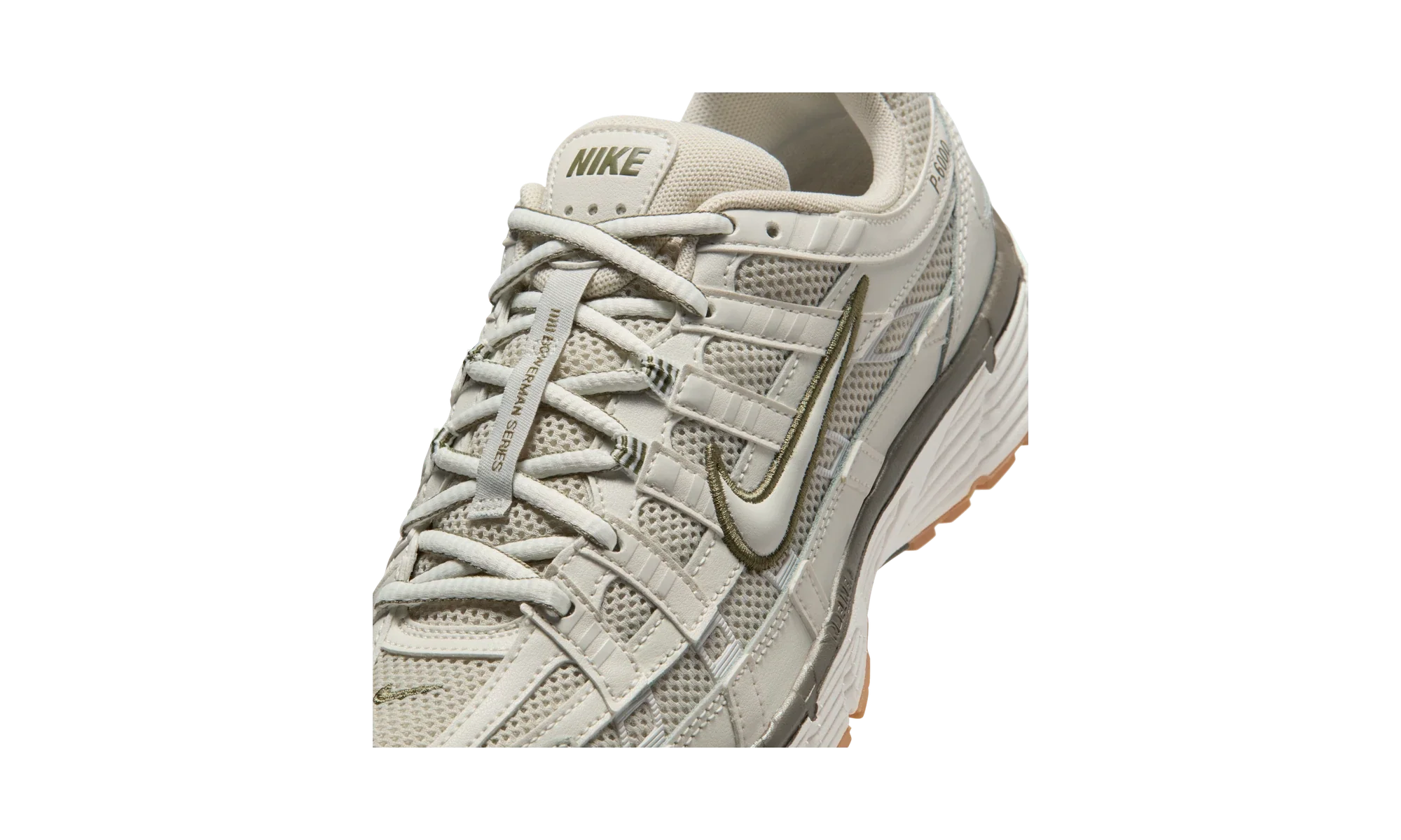 Nike P-6000 Light Bone Medium Olive Gum