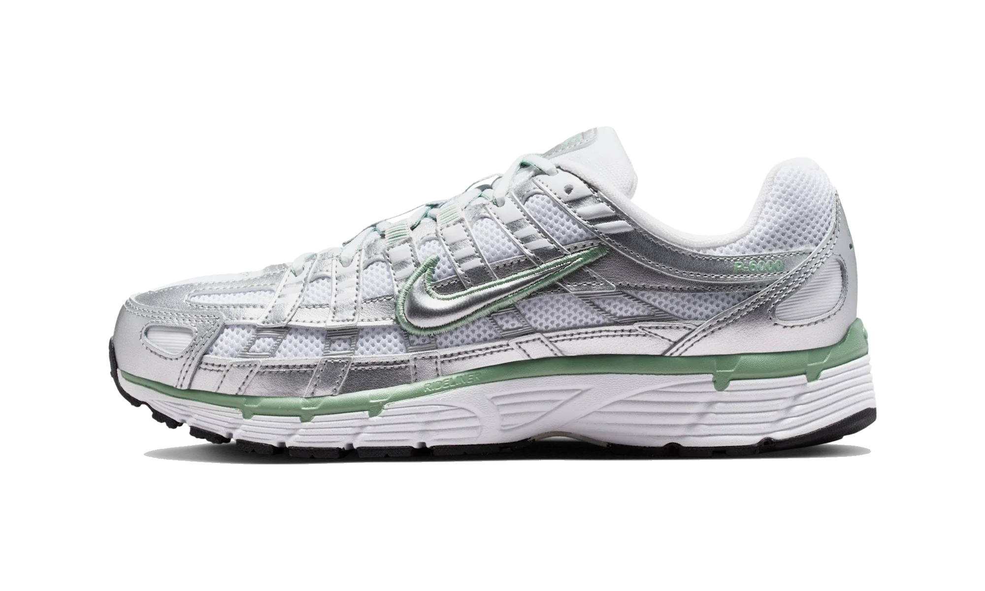 Nike P-6000 Metallic Silver White Steam