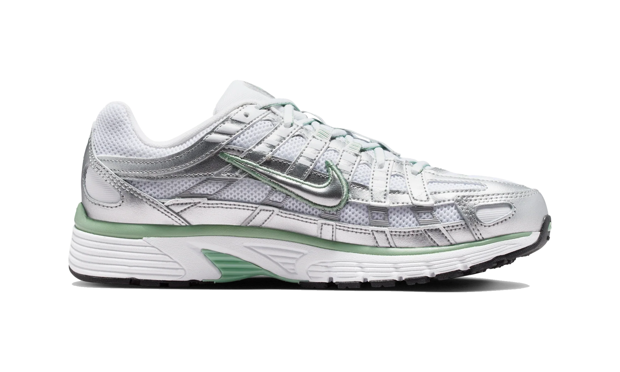 Nike P-6000 Metallic Silver White Steam