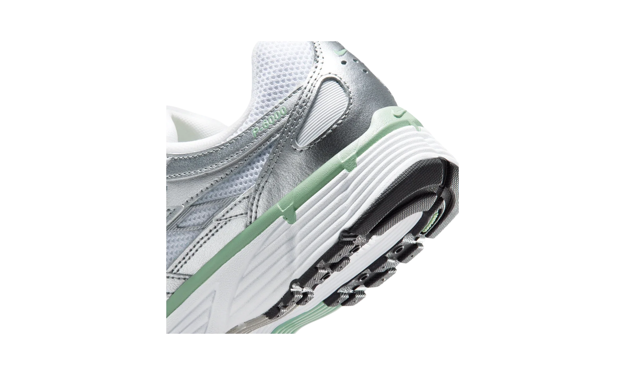 Nike P-6000 Metallic Silver White Steam