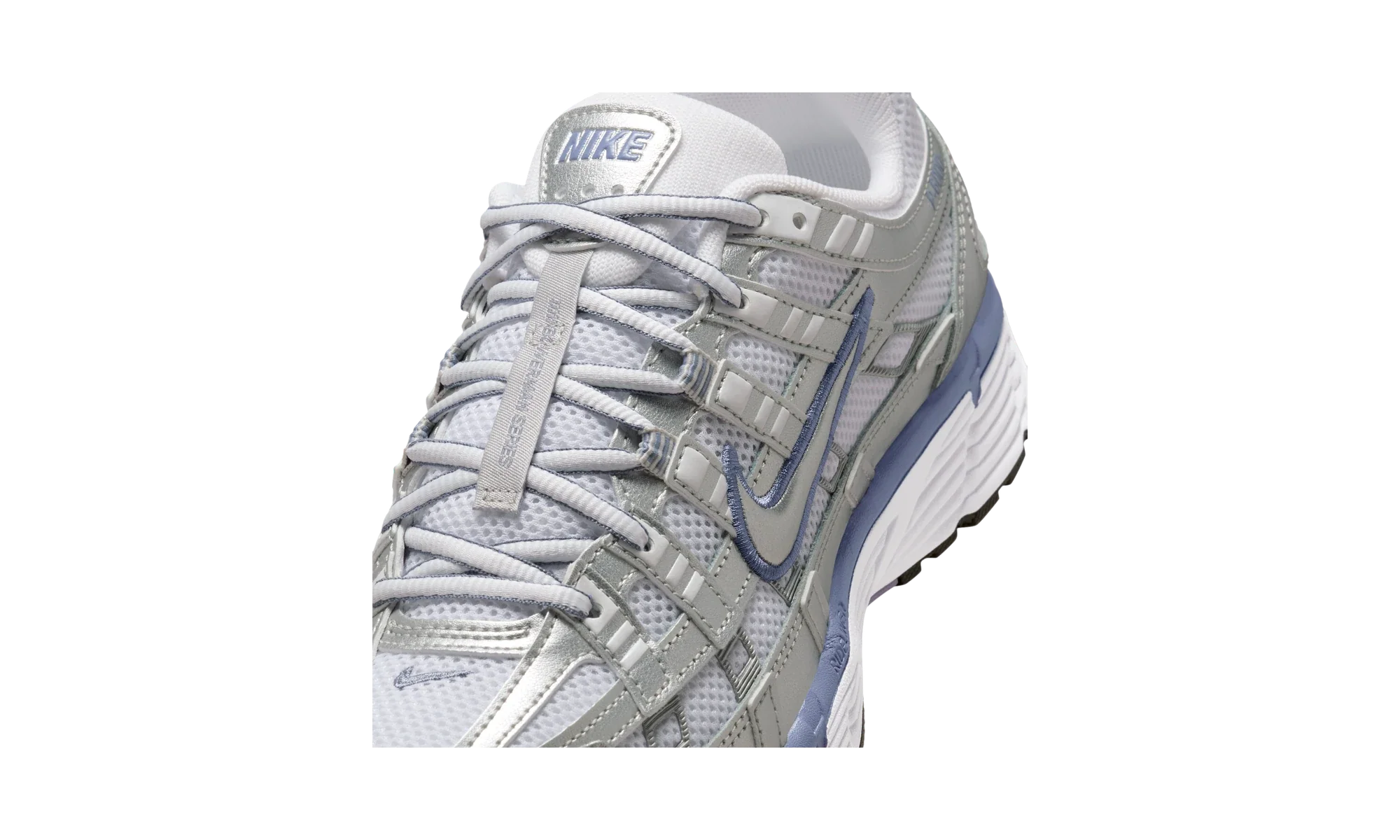 Nike P-6000 Metallic Silver World Indigo