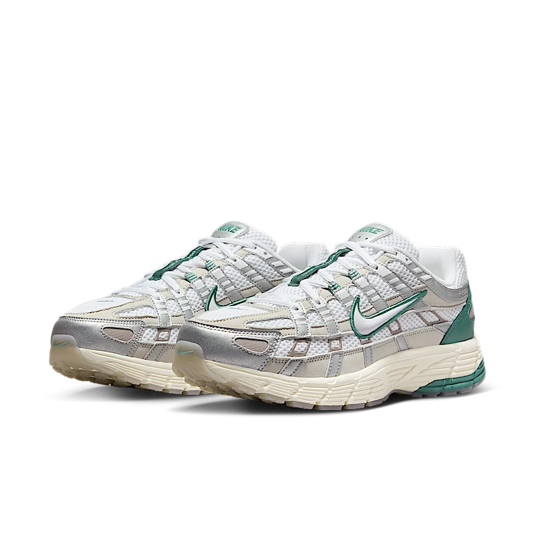 Nike P-6000 Premium Light Bone Bicoastal Green, Light Bone/Metallic Silver/Bicoastal/White (HF4308-072)