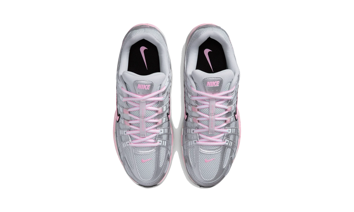 Nike P-6000 Pure Platinum Metallic Silver Black Pink