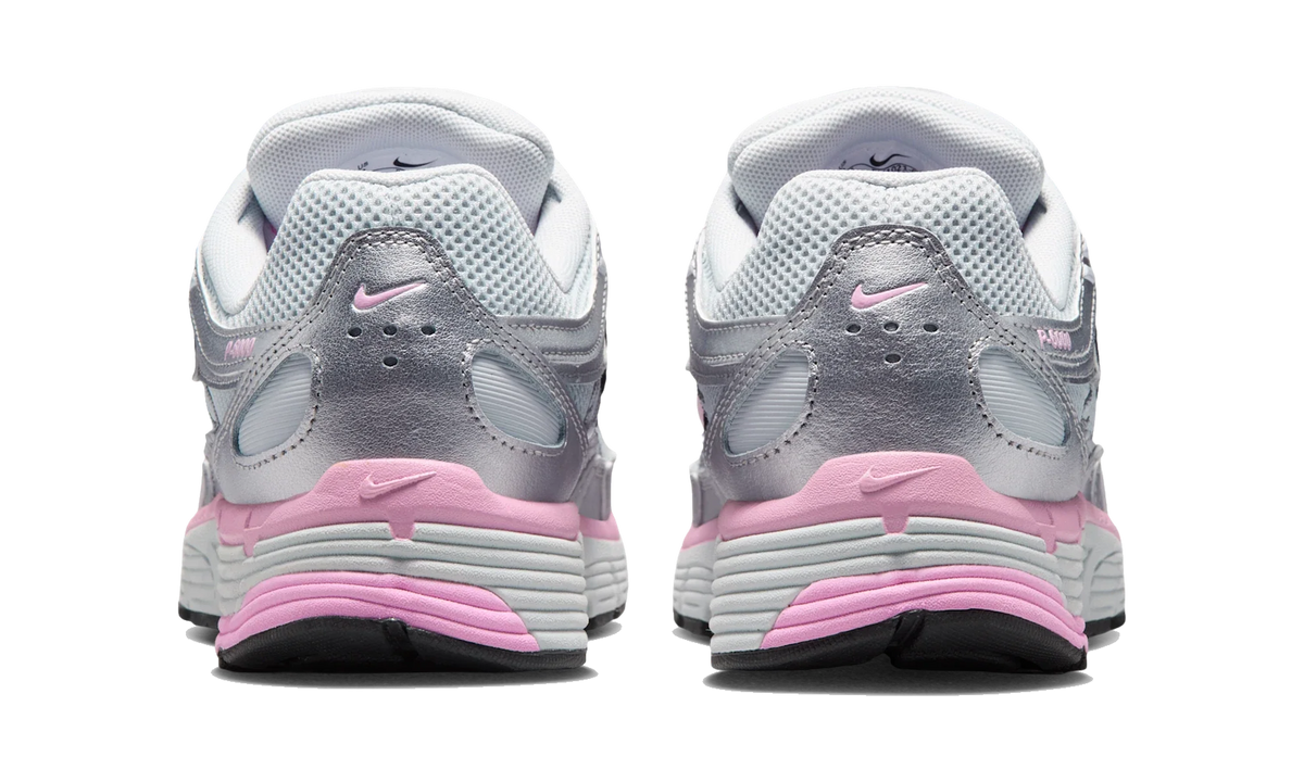 Nike P-6000 Pure Platinum Metallic Silver Black Pink