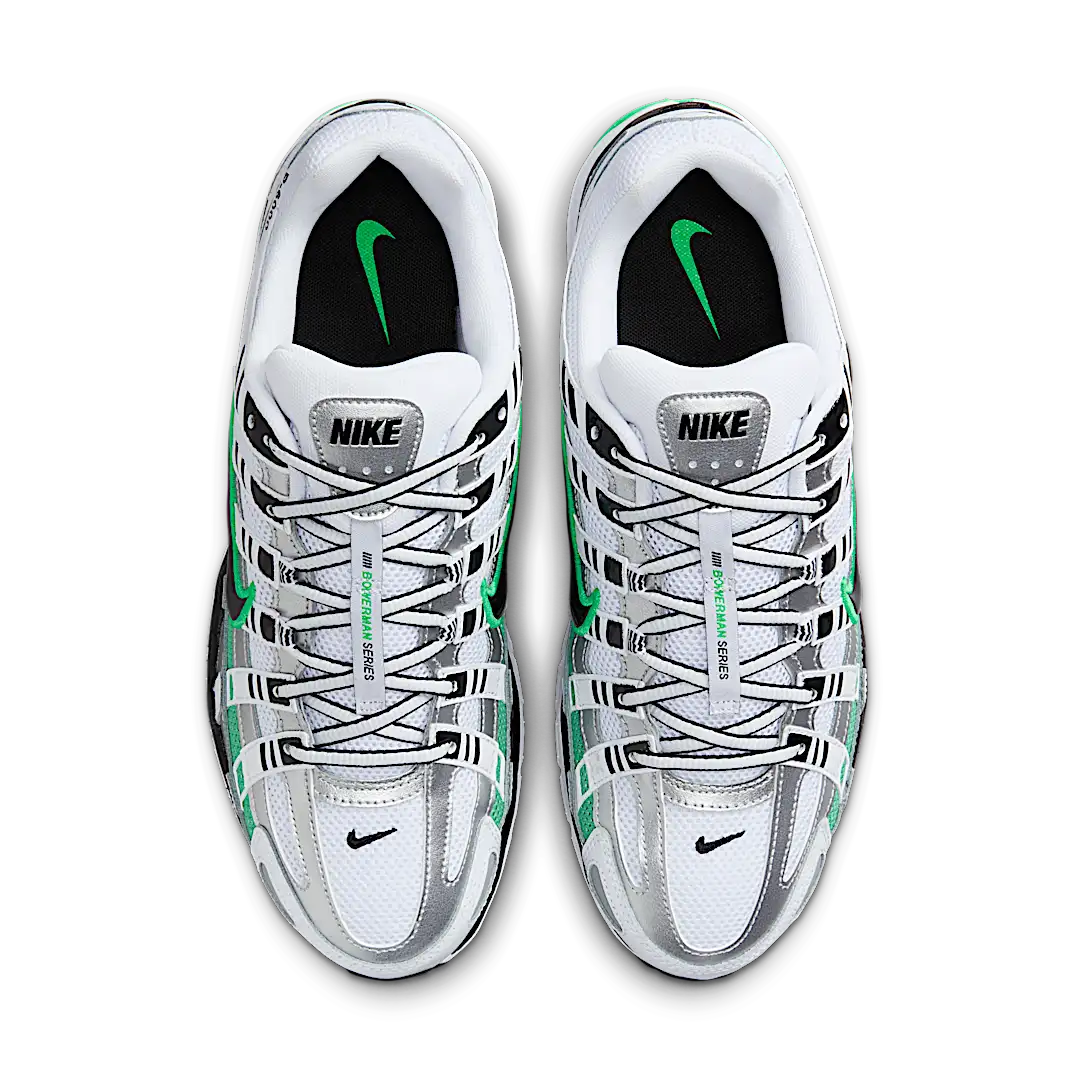 Nike P-6000 Spring Green, White/Metallic Silver/Spring Green/Black (CD6404-104)