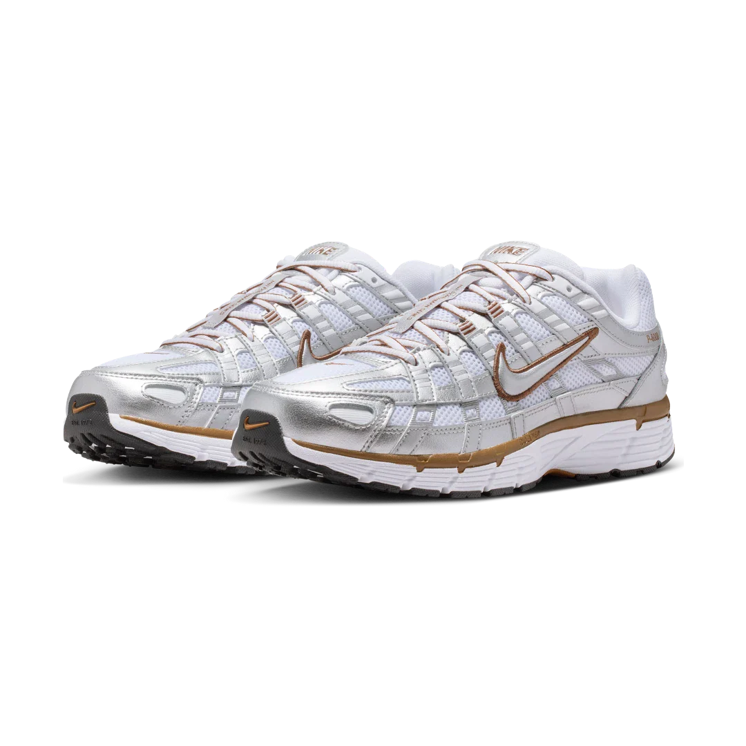 Nike P-6000 White Light British Tan, White/Light British Tan/Sail/Metallic Silver (BV1021-109)