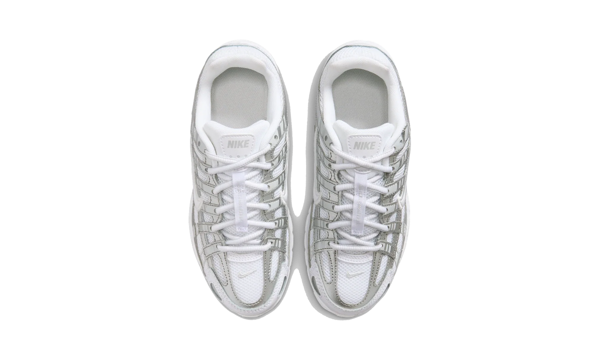 Nike P-6000 White Silver