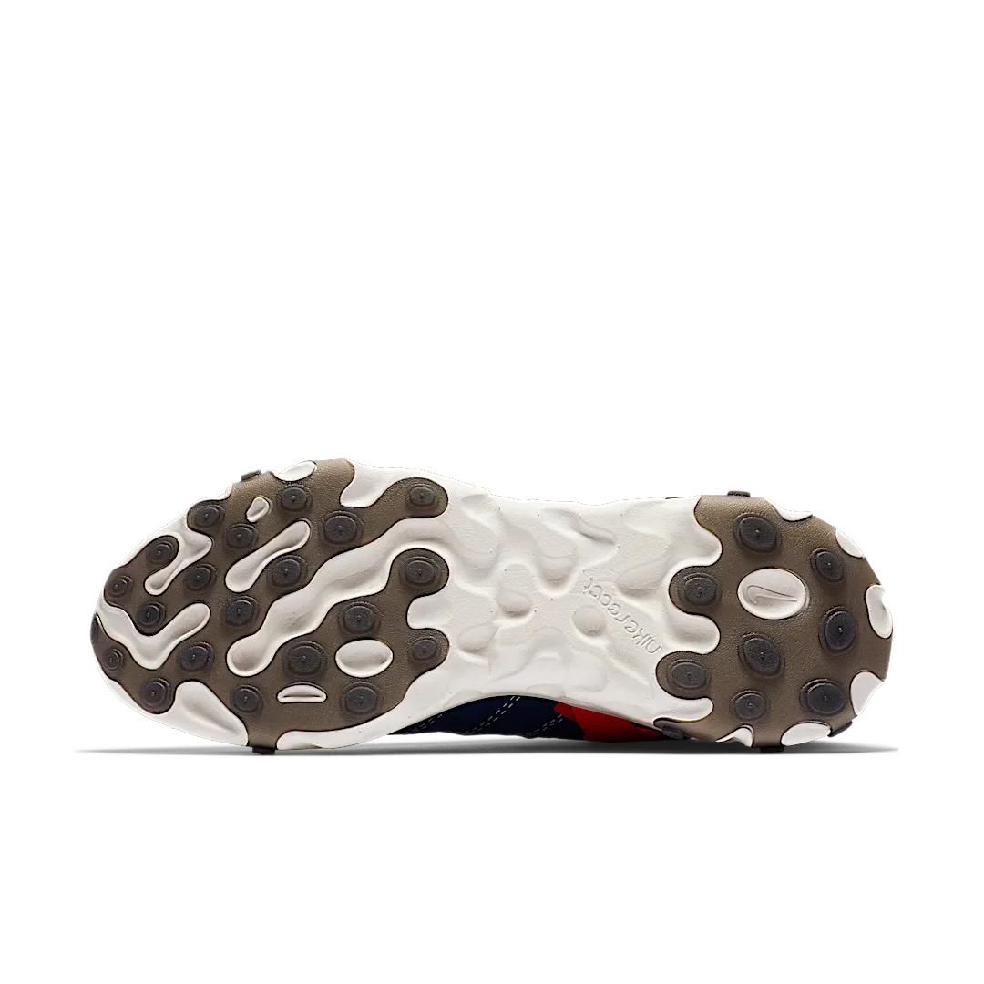 Nike React Runner Mid WR ISPA Blue Void Team Orange, Blue Void/Black-Team Orange-Phantom (AT3143-400)