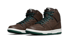 Nike SB Dunk High Baroque Brown Vegan Leather, Baroque Brown/White-Pine Green (CV1624-200)