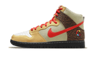 Nike SB Dunk High Color Skates Kebab and Destroy, Light Green/Tan/Brown-Red (CZ2205-700)