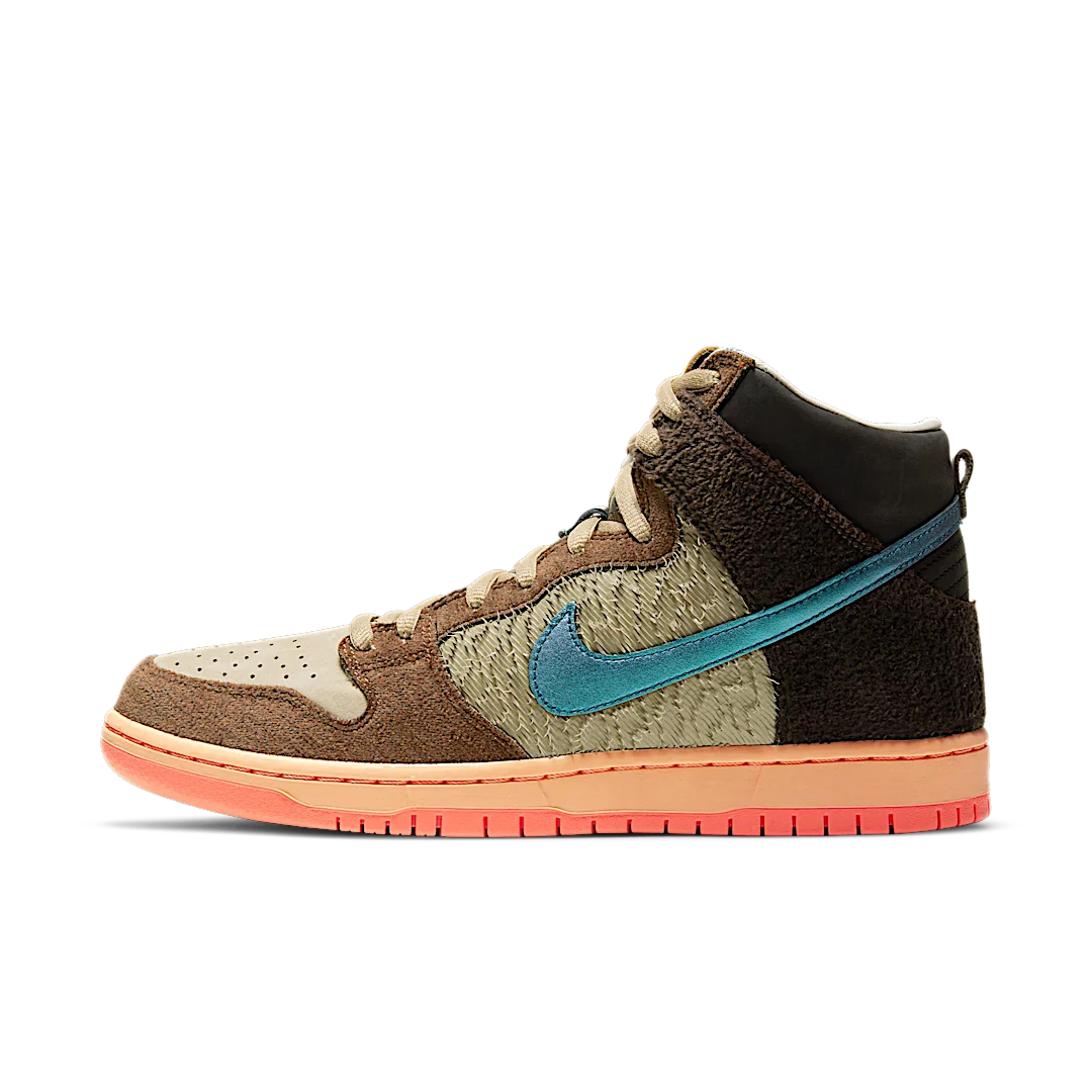 Nike SB Dunk High Concepts Turdunken, Brown/Blue-Orange (DC6887-200)