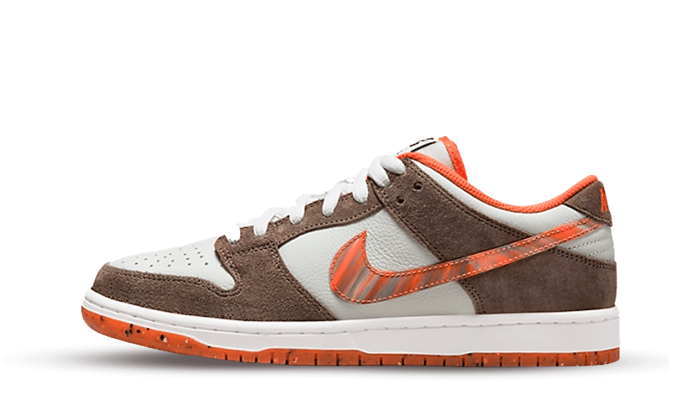 Nike SB Dunk Low Crushed D.C. (Special Box), Olive Grey/Mantra Orange/Rattan (DH7782-001)