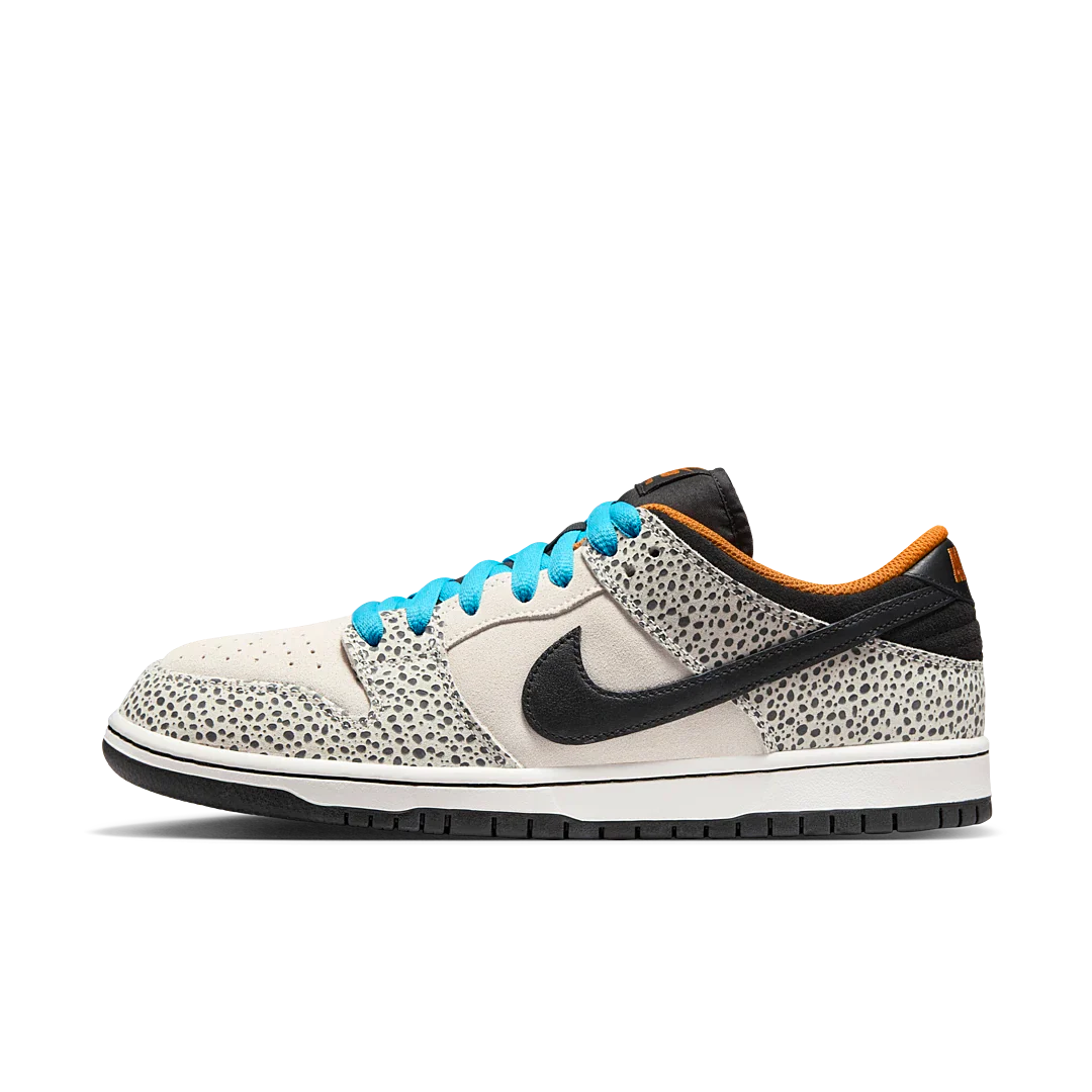 Nike SB Dunk Low Electric Pack Olympic Safari, Phantom/Black/Monarch/Summit White/Chlorine Blue (FZ1233-002)