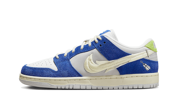 Nike SB Dunk Low Pro Fly Streetwear Gardenia, Game Royal/Sail/Grey Fog (DQ5130-400)