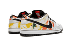 Nike SB Dunk Low Raygun Tie-Dye White, White/Black-Orange Flash (BQ6832-101)