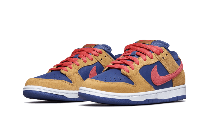 Nike SB Dunk Low Reverse Papa Bear, Wheat/Light Fusion Red-Dark Purple (BQ6817-700)