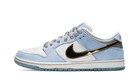 Nike SB Dunk Low Sean Cliver, Ice Blue/White-Metallic Gold-Metallic Silver (DC9936-100)