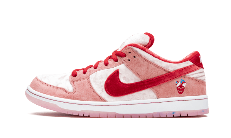 Nike SB Dunk Low StrangeLove Skateboards (Special Box), Pink/Red-White (CT2552-800)