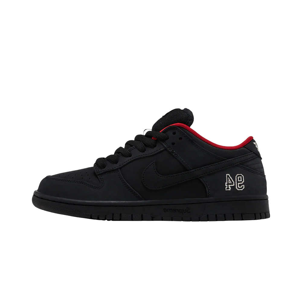 Nike SB Dunk Low Supreme 94 Black, Black/Black/Black (HQ8487-001)