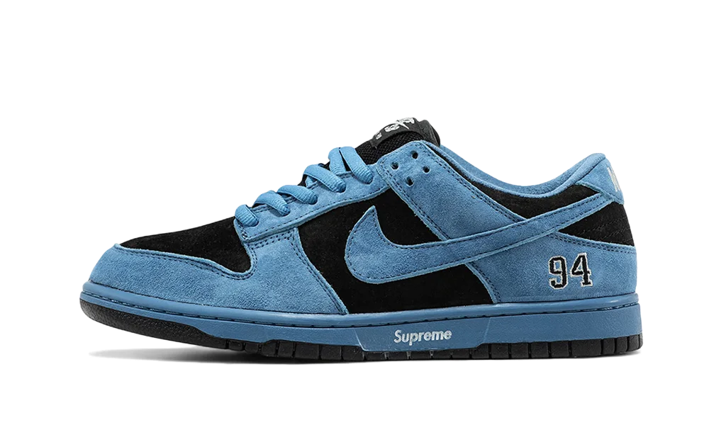 Nike SB Dunk Low Supreme 94 Ocean Fog, Ocean Fog/Ocean Fog/Black (HQ8487-400)