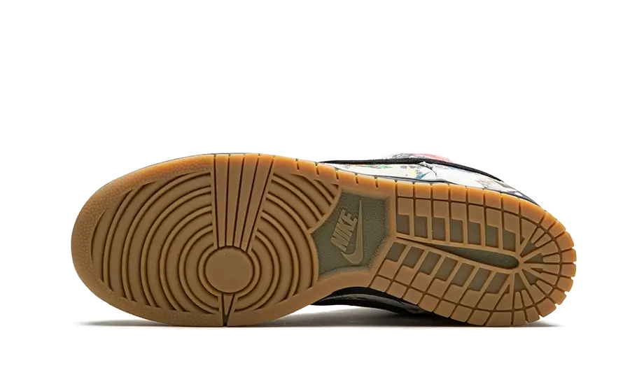 Nike SB Dunk Low Supreme Rammellzee, Black/Black-Multi-Color (FD8778-001)