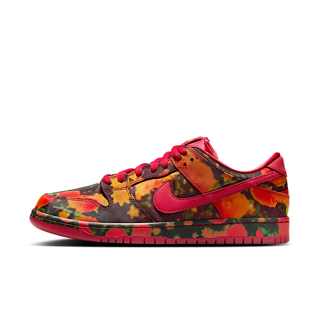 Nike SB Dunk Low The Wizard of Oz Poppy Field, Varsity Red/University Gold (FZ1291-600)