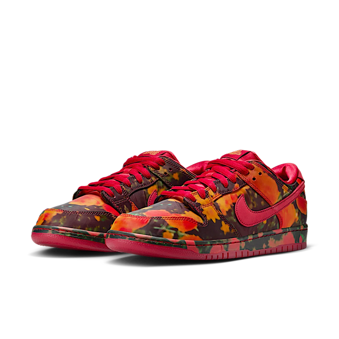 Nike SB Dunk Low The Wizard of Oz Poppy Field, Varsity Red/University Gold (FZ1291-600)