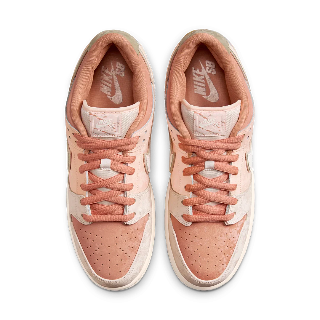 Nike SB Dunk Low Trocadéro Gardens, Amber Brown/Guava Ice/Crimson Tint/Hemp/Neutral Olive/Pale Ivory (FV5926-200)