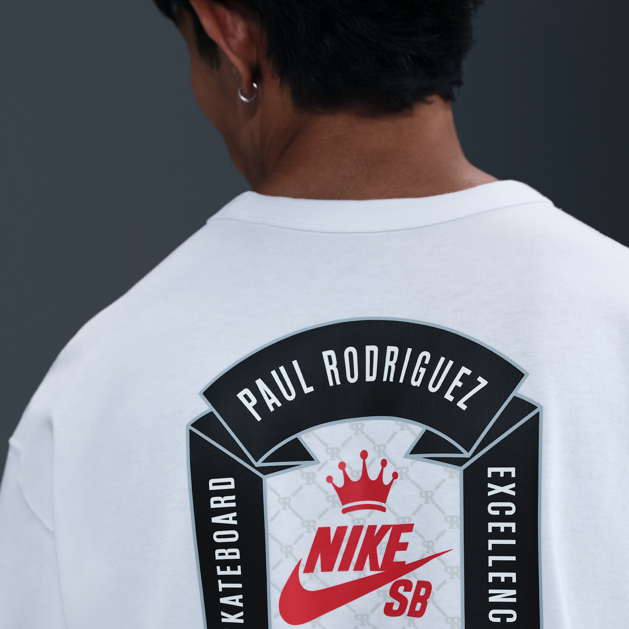 Nike SB Paul Rodriguez Max90 Skate T-shirt White