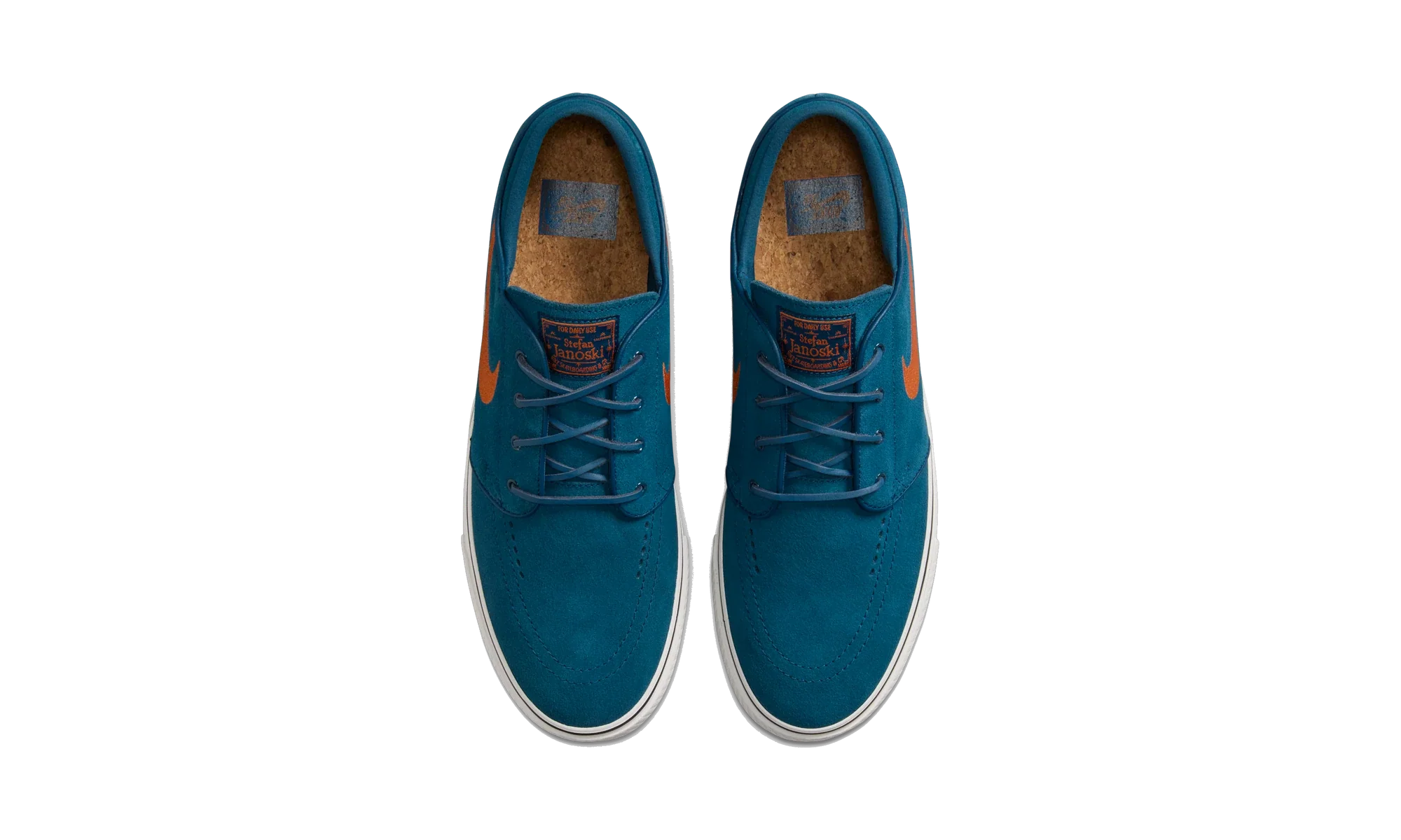 Nike SB Zoom Janoski OG+ Blue Force Campfire Orange
