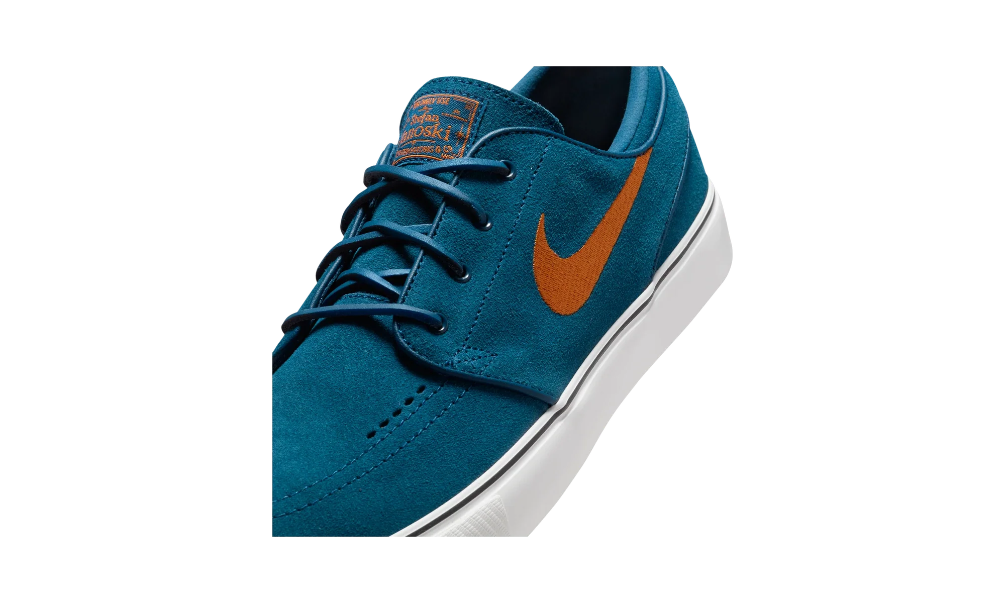 Nike SB Zoom Janoski OG+ Blue Force Campfire Orange