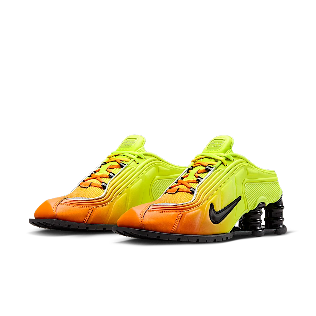 Nike Shox MR4 Mule Martine Rose Safety Orange, Safety Orange/Black-Metallic Silver (DQ2401-800)