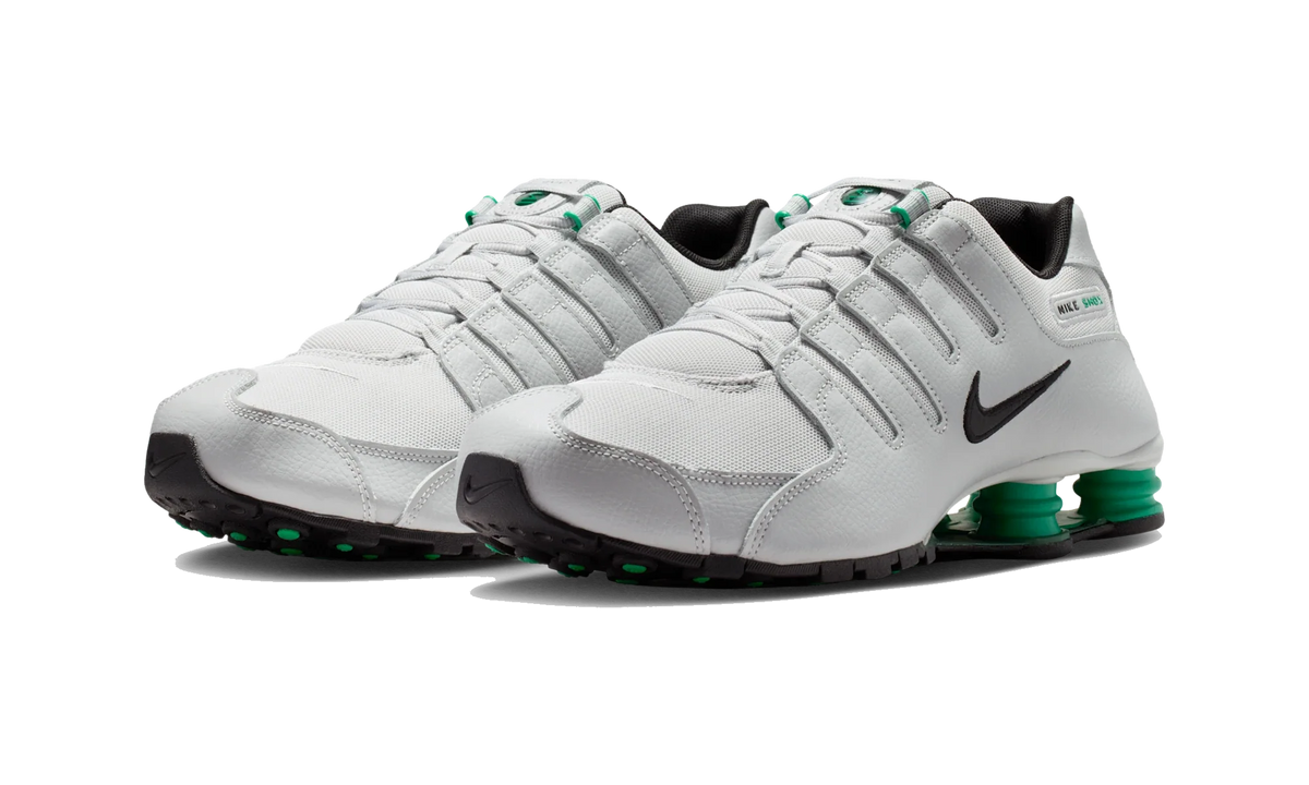 Nike Shox NZ Grey Fog Stadium Green Black