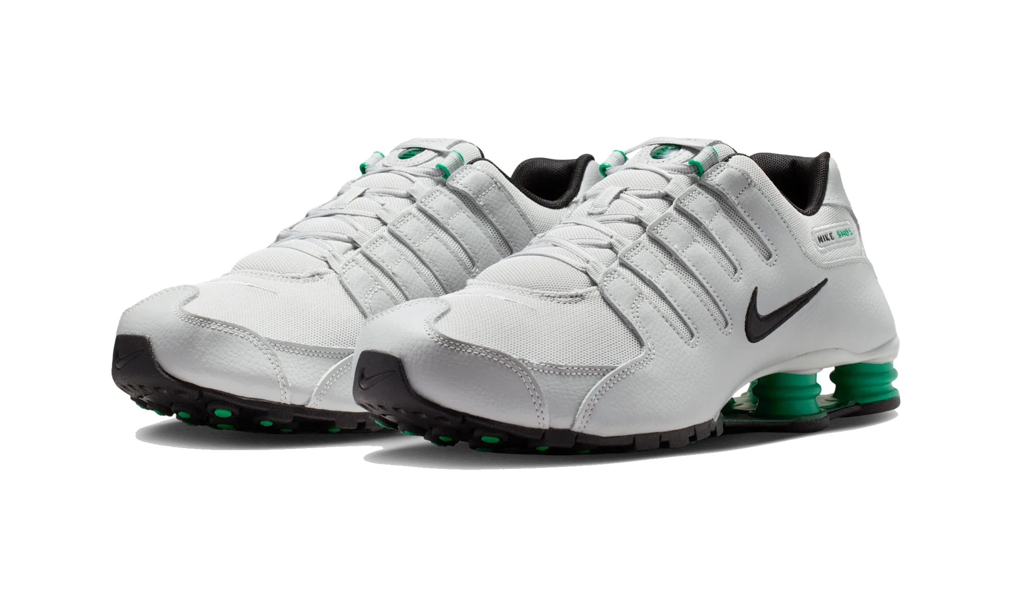 Nike Shox NZ Grey Fog Stadium Green Black